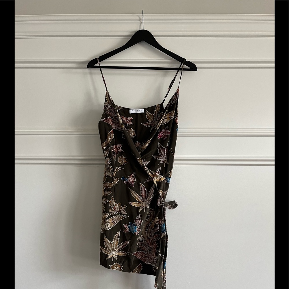 Sandro Silk Wrap Romper Size 3